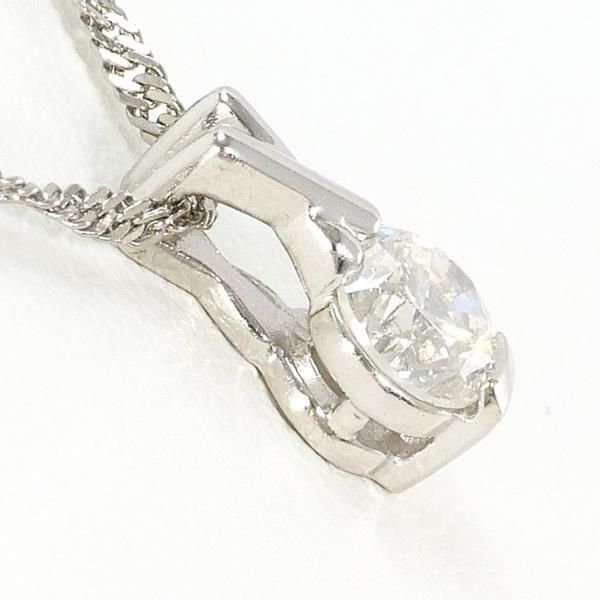 PT PT850 ネックレス necklace ダイヤ 0.33 SI2 鑑定書 総重量約2.3g 約40cm