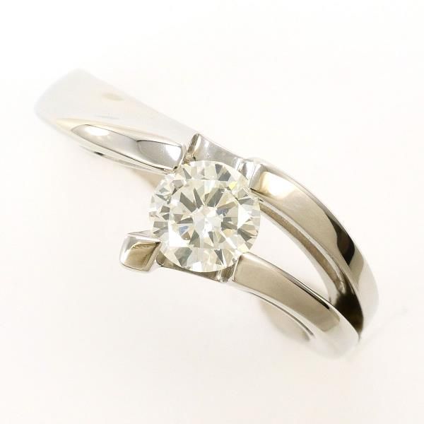 PT900 リング ring 指輪 12.5号 ダイヤ 0.53 SI2 鑑定書 総重量約6.5g