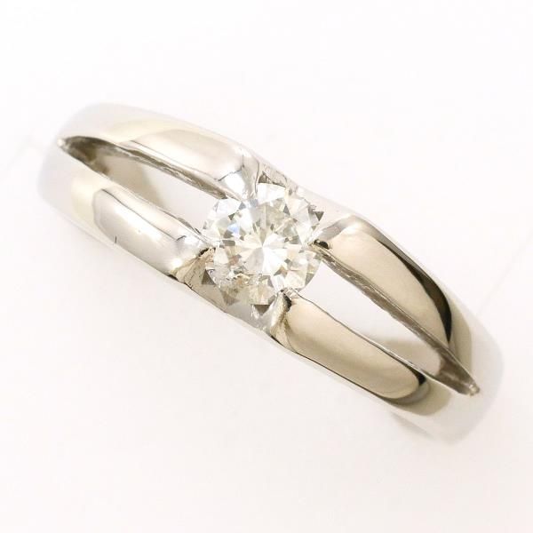 PT900 リング ring 指輪 13.5号 ダイヤ 0.35 鑑定書 総重量約7.4g
