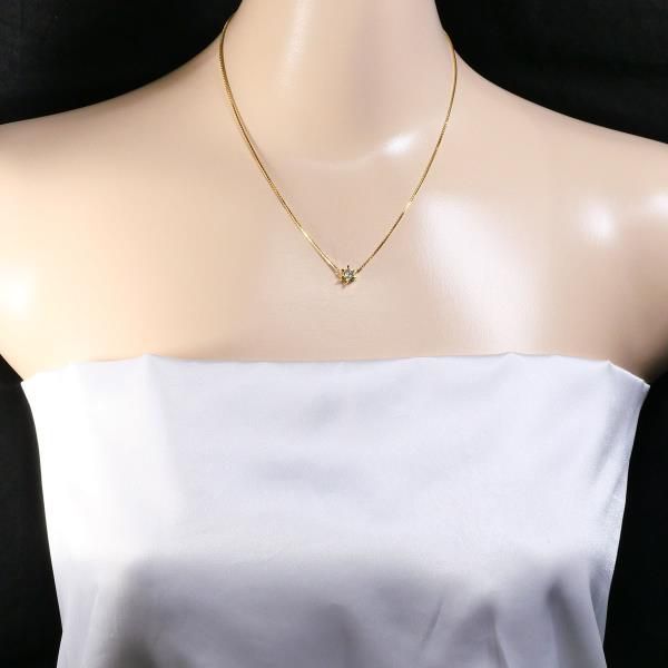 K18YG ネックレス necklace ダイヤ 0.4 鑑別書 総重量約3.6g 約40cm WWW_USTAUSTRALIA_COM_AU
