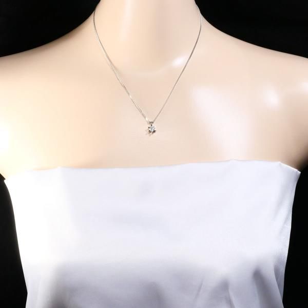 PT900 PT850 ネックレス necklace ダイヤ 0.38 鑑定書 総重量約4.6g 約40cm FORTGASGNV_COM_BR