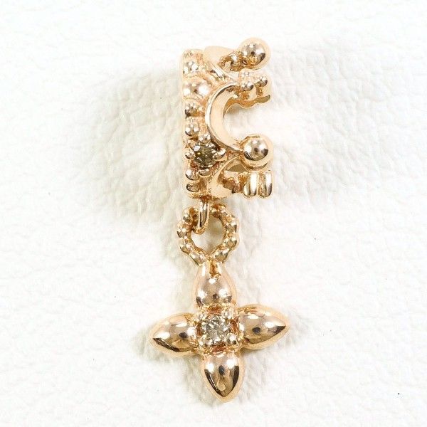 K10PG ペンダントトップ pendant top ダイヤ 総重量約0.7g