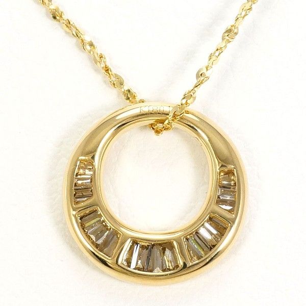 K18YG ネックレス necklace ブラウンダイヤ 0.12 総重量約1.4g 約40cm WWW_SUPERTOOLSSHOP_NL