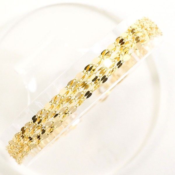 K18YG ブレスレット bracelet 総重量約1.6g 約18cm