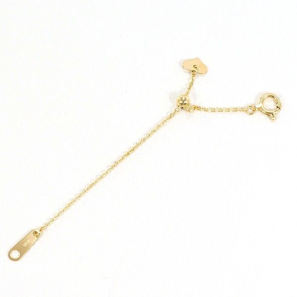 K18YG アジャスター adjuster 総重量約0.6g 約7.5cm