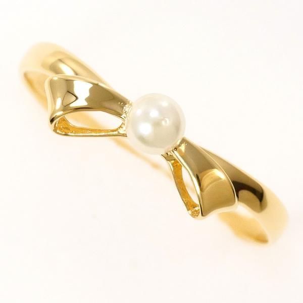 K18YG リング ring 指輪 12.5号 パール 真珠 約3mm 総重量約1.1g