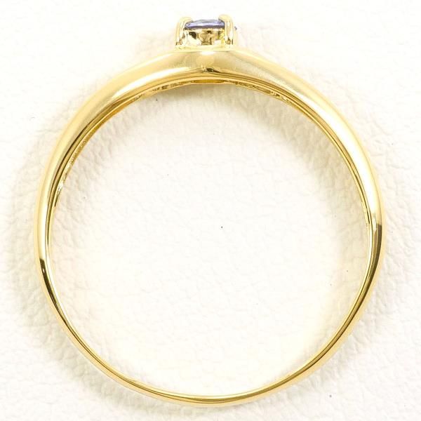 K18YG リング ring 指輪 10号 サファイア 総重量約1.3g
