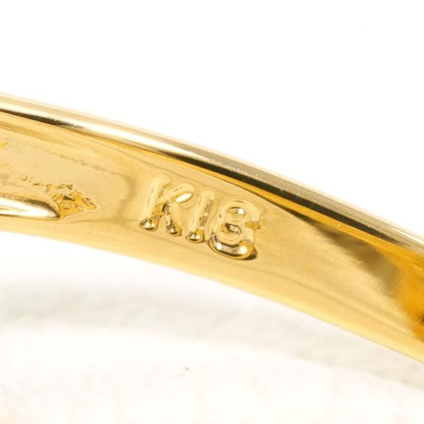 K18YG リング ring 指輪 12号 ダイヤ 0.30 総重量約2.0g FORTGASGNV_COM_BR