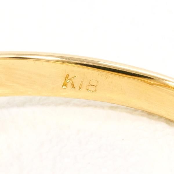 K18YG リング ring 指輪 8号 ダイヤ 総重量約1.4g FORTGASGNV_COM_BR