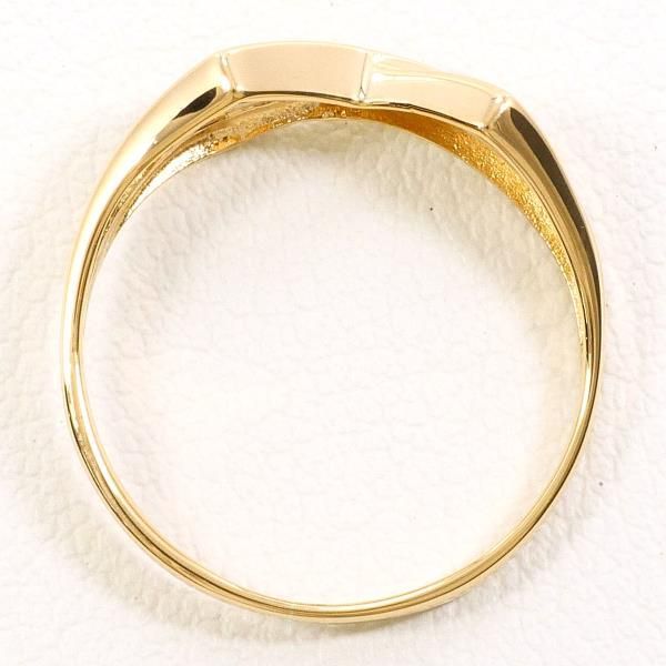 K18YG リング ring 指輪 8号 ダイヤ 総重量約1.4g