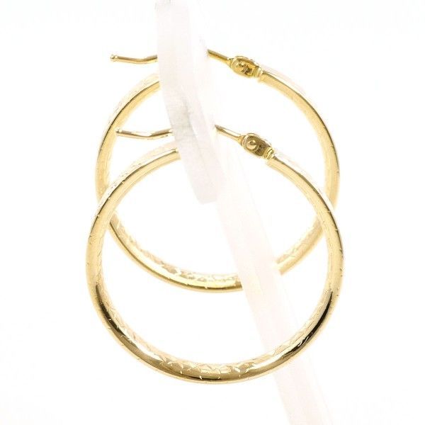 K10YG ピアス pierced earrings 総重量約1.3g