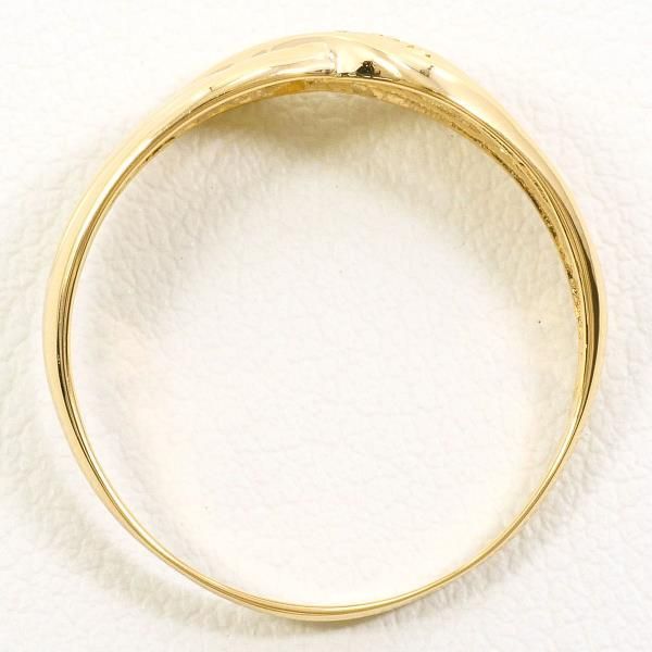 K18YG リング ring 指輪 16号 ダイヤ 総重量約1.7g