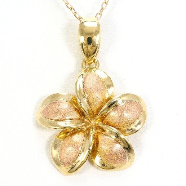 14 K YGPG 10 PG ネックレス necklace 総重量約3.4 g 約40 cm