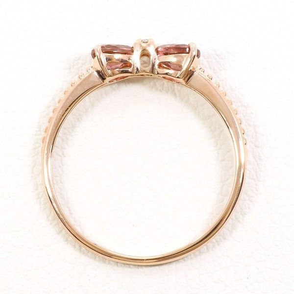 K10PG リング ring 指輪 11号 ロードライトガーネット ダイヤ 総重量約0.9g
