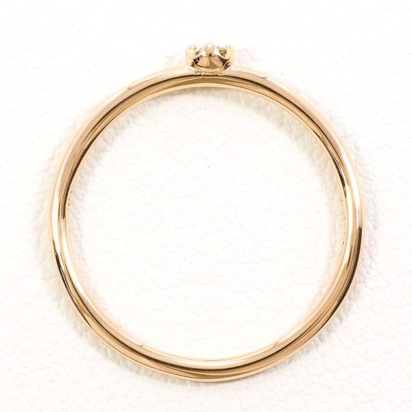 K10PG リング ring 指輪 5号 ダイヤ 0.02 総重量約0.6g