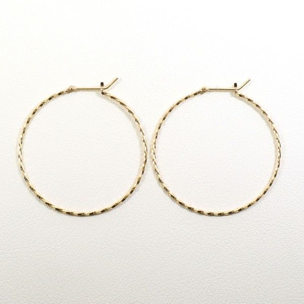 K10YG ピアス pierced earrings 総重量約2.4g