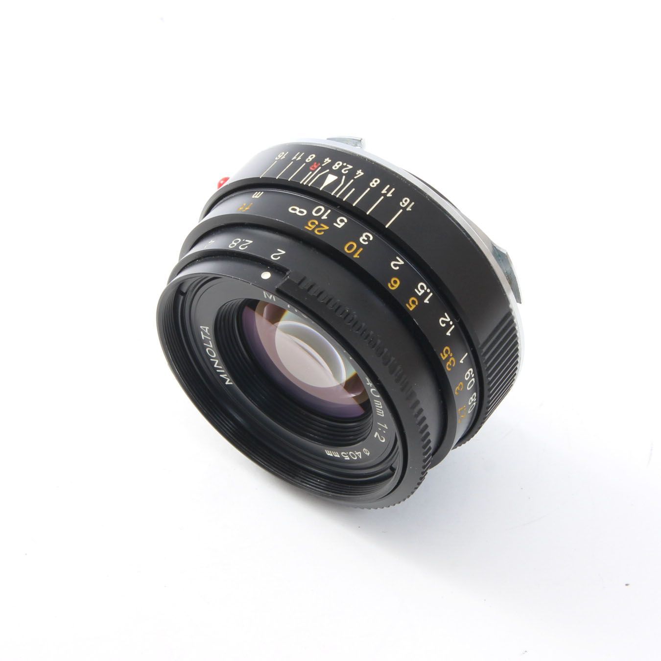 MINOLTA ミノルタ M ROKKOR 40ｍｍ F 2 Mマウント 平行カム