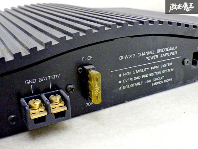 ADDZEST A-160 アゼスト パワーアンプ 2ch/1ch ストレートアンプ A160