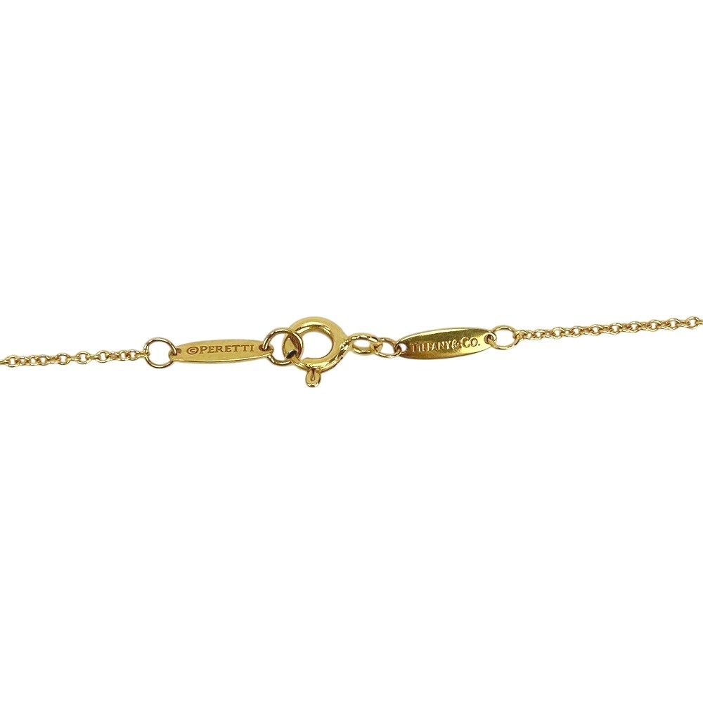 □美品□ ティファニー ビーン ネックレス アクセサリー YG 750