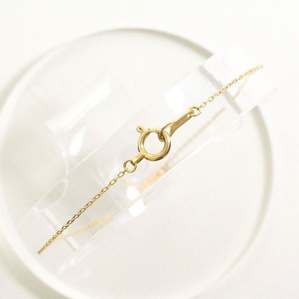 K10YG ブレスレット bracelet 総重量約0.4g 約16.5cm
