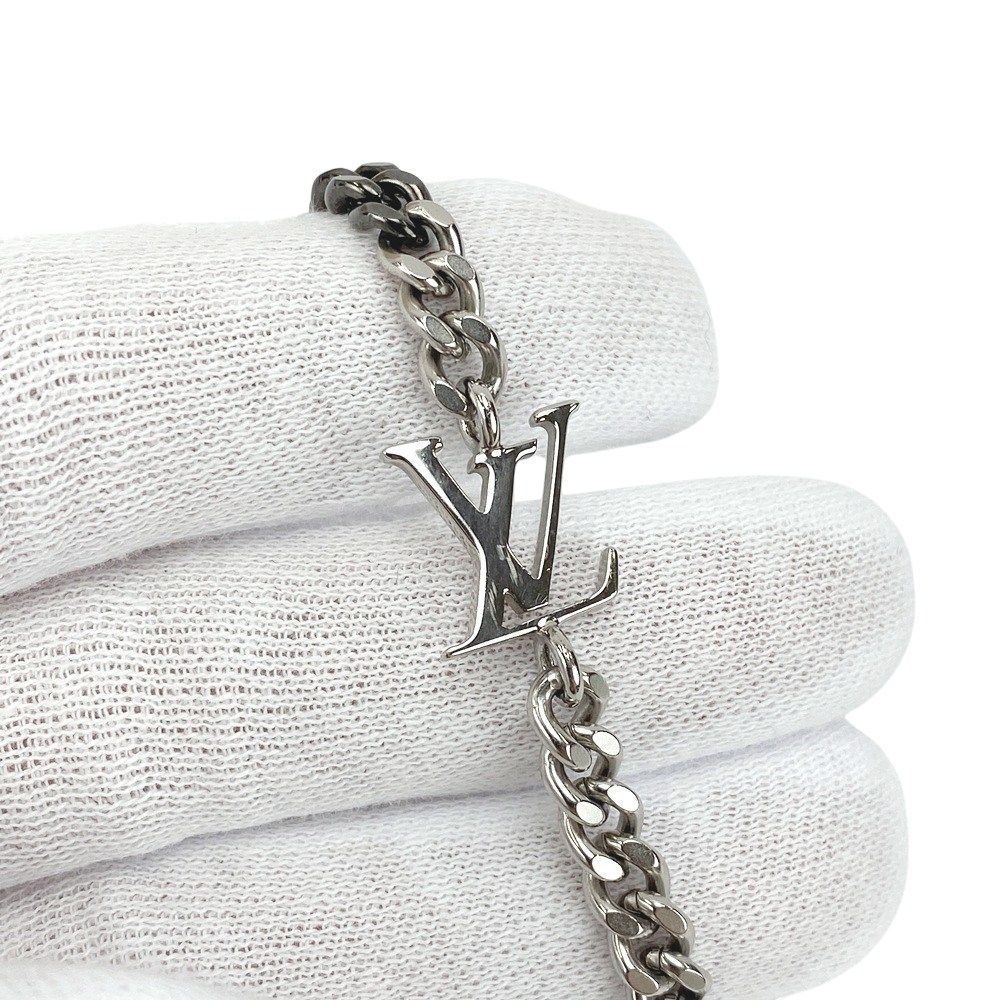 ルイヴィトン インスティンクト ブレスレット シルバー ブラック SS M00508 460050 1 WWW_USTAUSTRALIA_COM_AU
