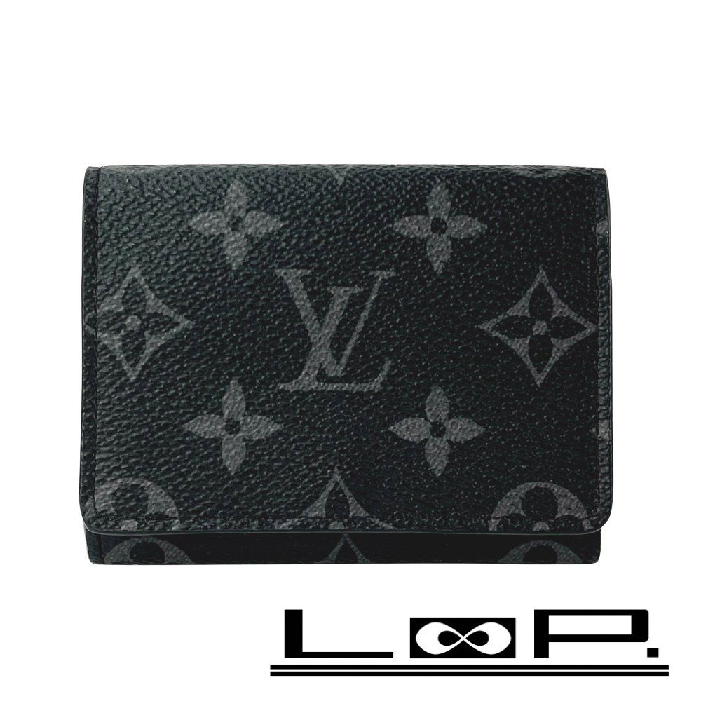 新同 IC ルイヴィトン アンヴェロップ カルトドゥヴィジット カードケース 名刺入れ モノグラム エクリプス M12874 箱 454431 12