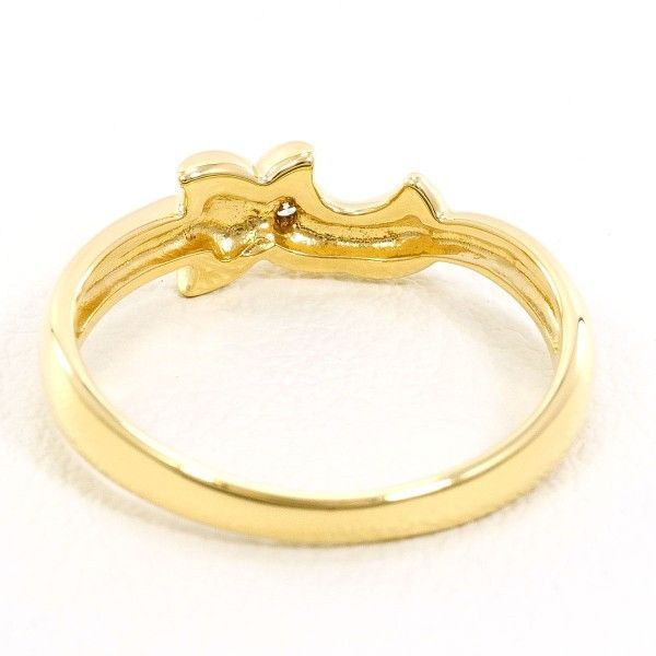 K18YG リング ring 指輪 10号 ダイヤ 0.01 総重量約2.6g FORTGASGNV_COM_BR