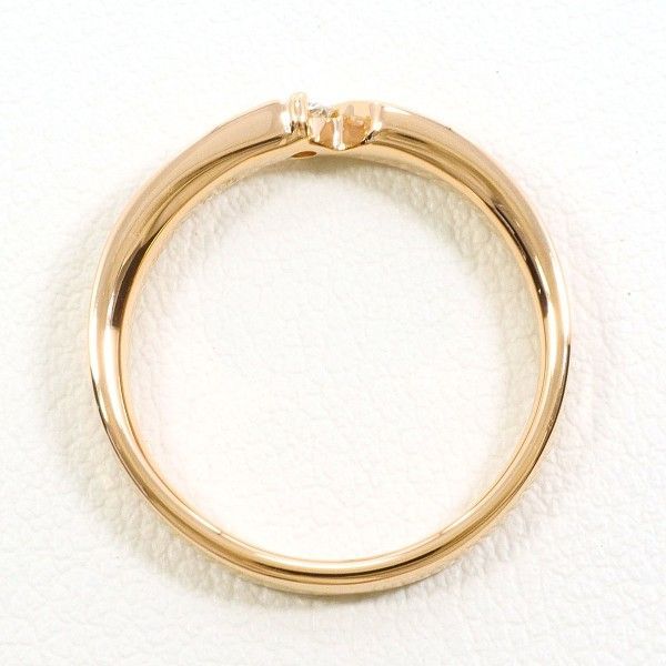 K18PG リング ring 指輪 9.5号 ダイヤ 0.07 総重量約2.9g