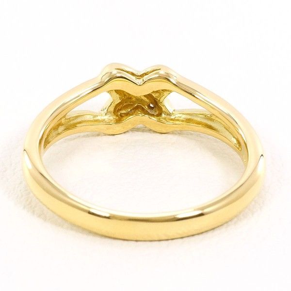 K18YG リング ring 指輪 11号 ダイヤ 0.02 総重量約3.6g FORTGASGNV_COM_BR