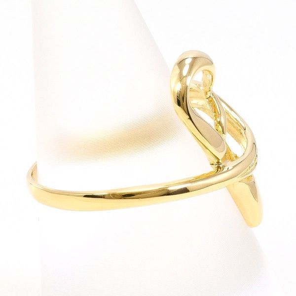 K18YG リング ring 指輪 15.5号 ダイヤ 0.02 総重量約3.6g