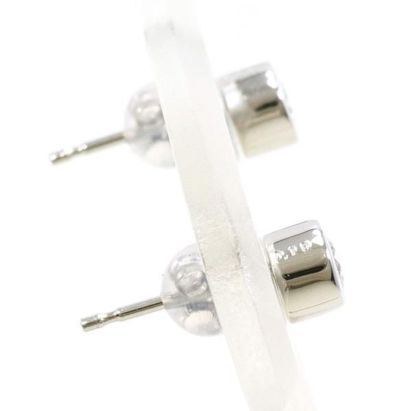 PT900 ピアス pierced earrings ダイヤ 0.18 ×2 総重量約1.8g