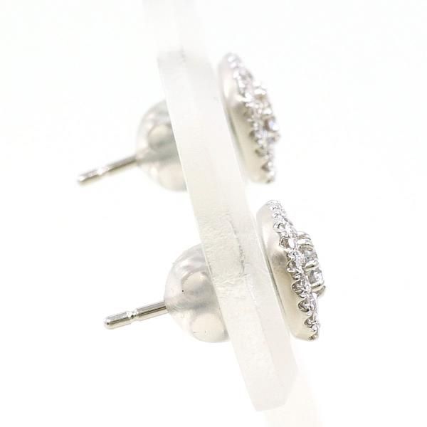 PT900 ピアス pierced earrings ダイヤ 0.30 ×2 総重量約2.3g