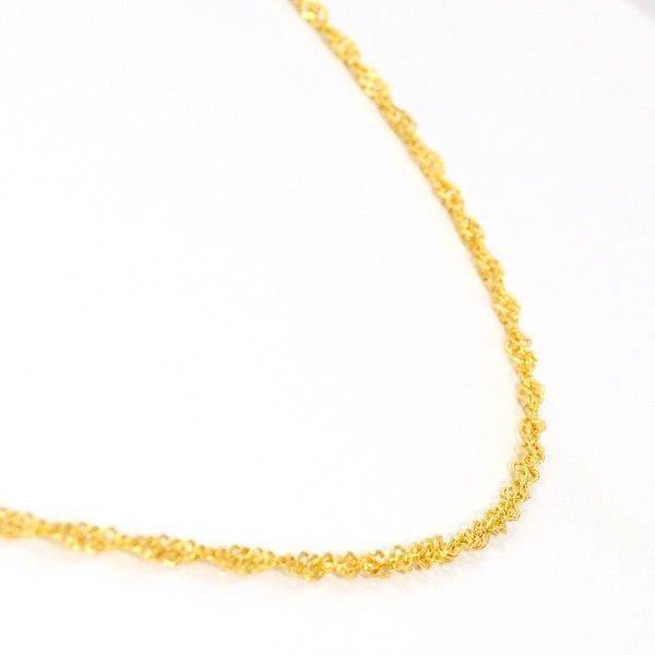 K24YG ネックレス necklace 総重量約4.2g 約43cm