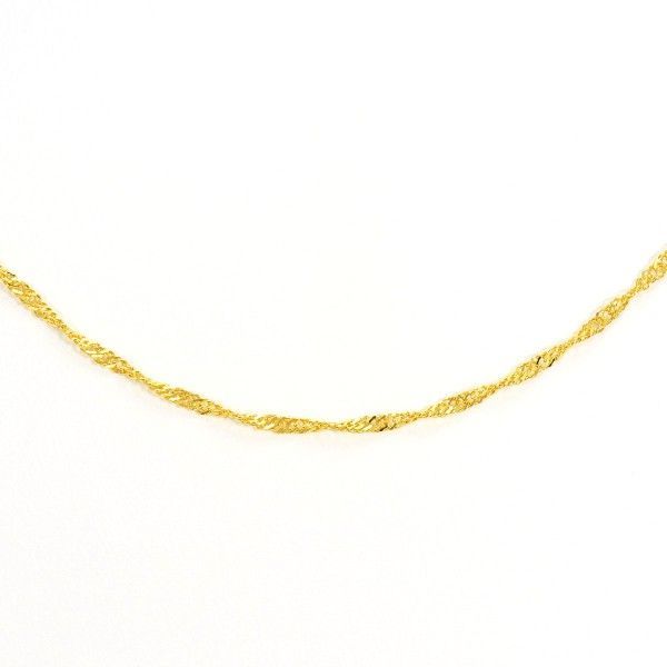 K24YG ネックレス necklace 総重量約3.2g 約45cm