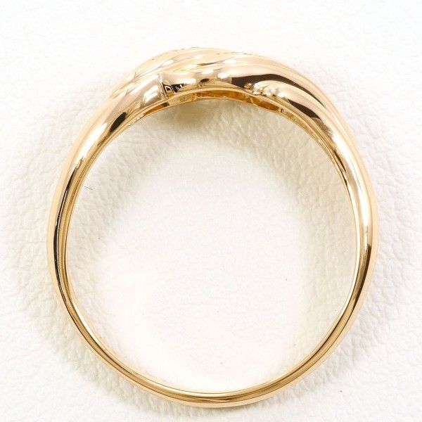 K18PG リング ring 指輪 12号 ダイヤ 0.03 総重量約2.8g