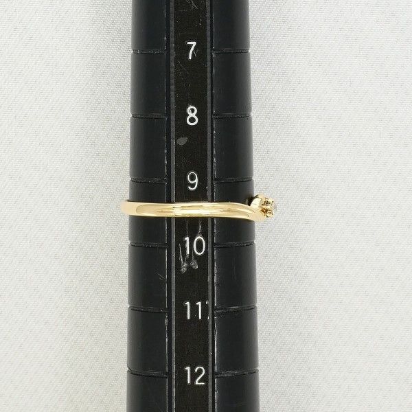 K9YG リング ring 指輪 9.5号 ダイヤ 総重量約0.9g FORTGASGNV_COM_BR
