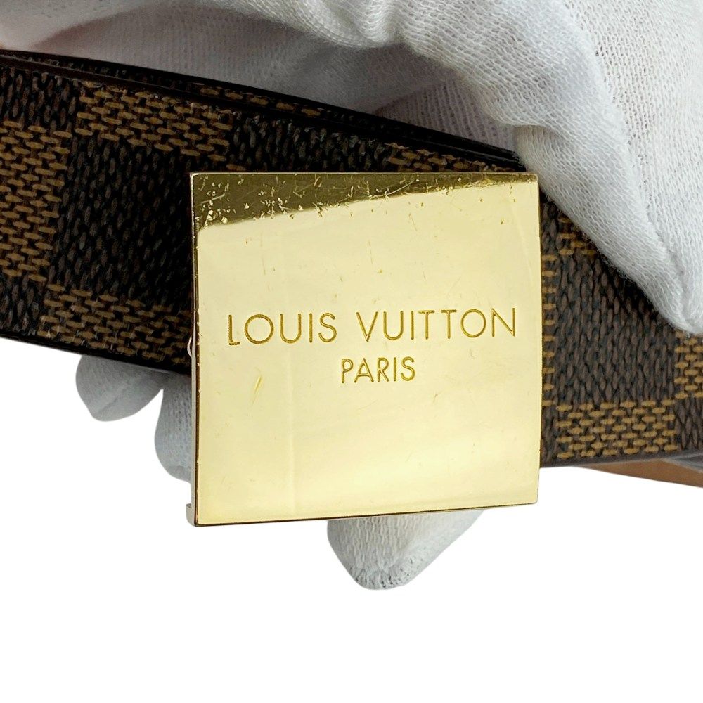 □美品□ ルイヴィトン サンチュールキャレ ベルト ダミエ GP M6802