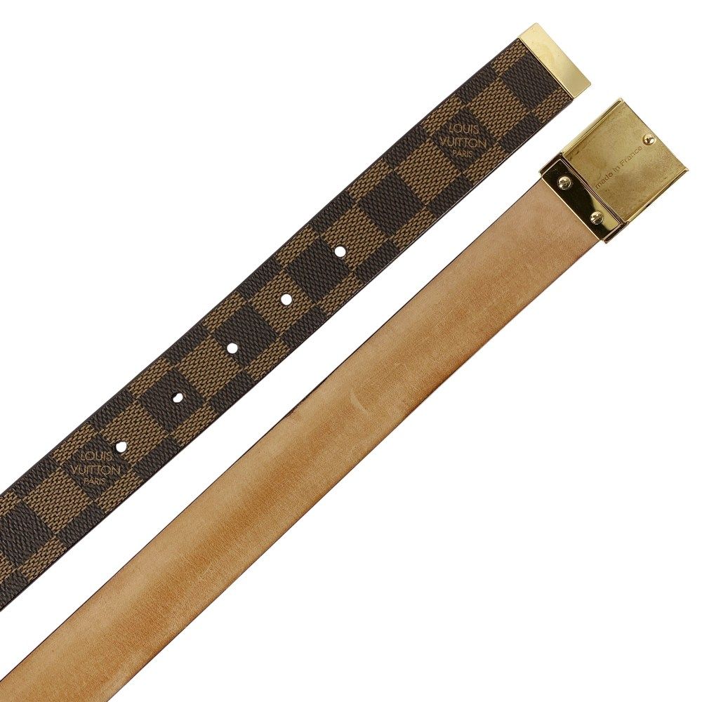 □美品□ ルイヴィトン サンチュールキャレ ベルト ダミエ GP M6802