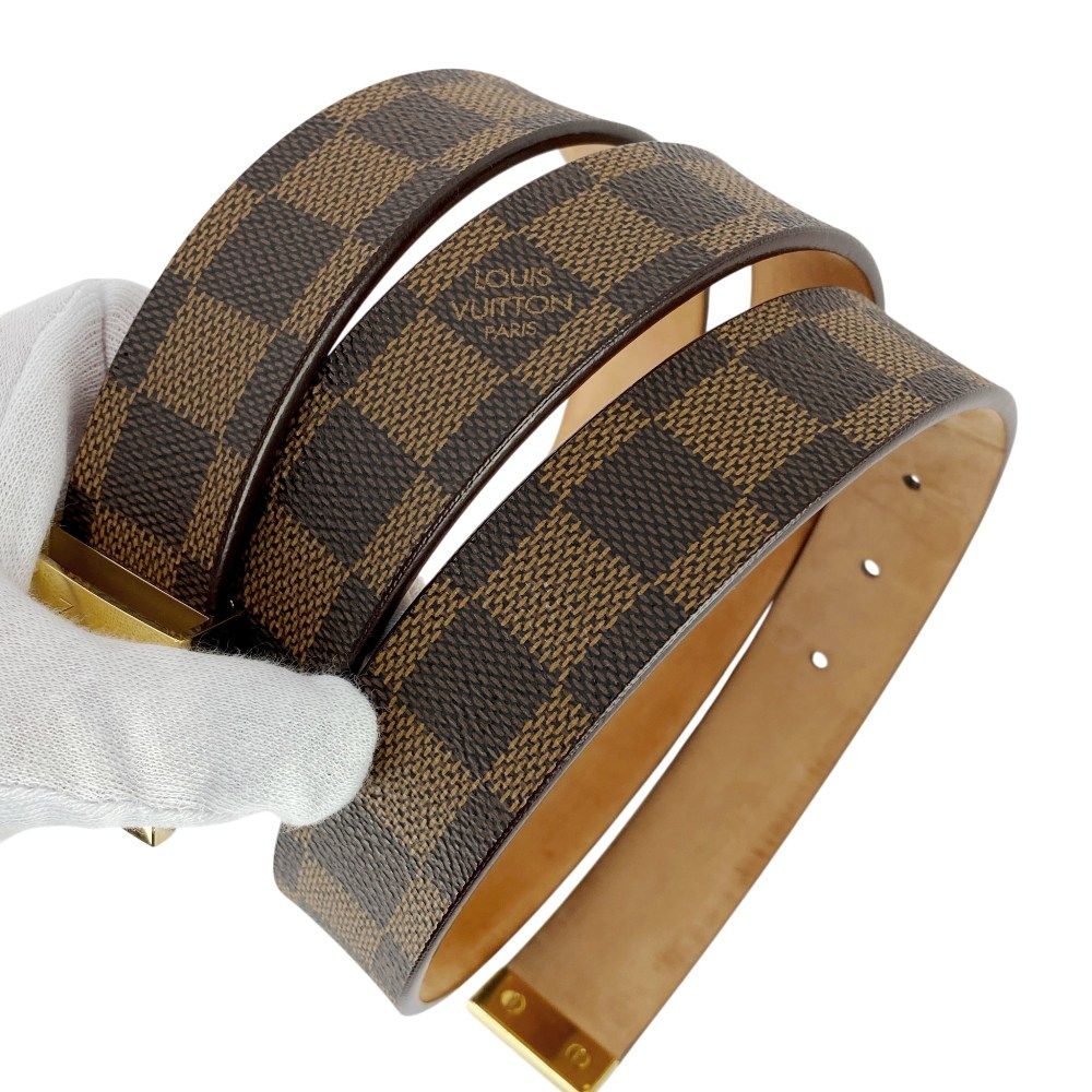 □美品□ ルイヴィトン サンチュールキャレ ベルト ダミエ GP M6802