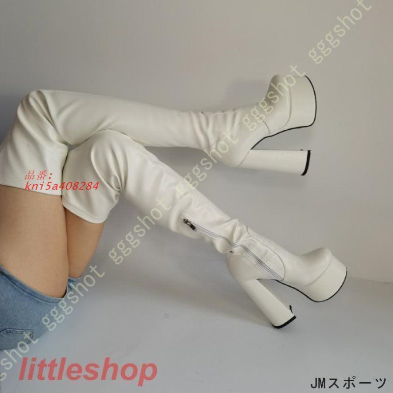 ロングブーツ レディース ニーハイブーツ 大きいサイズ ハイヒール 厚底 サイドジップ ニー 美脚 レディース靴 ロング パーティー おしゃれ 歩きやすい kni5a408284