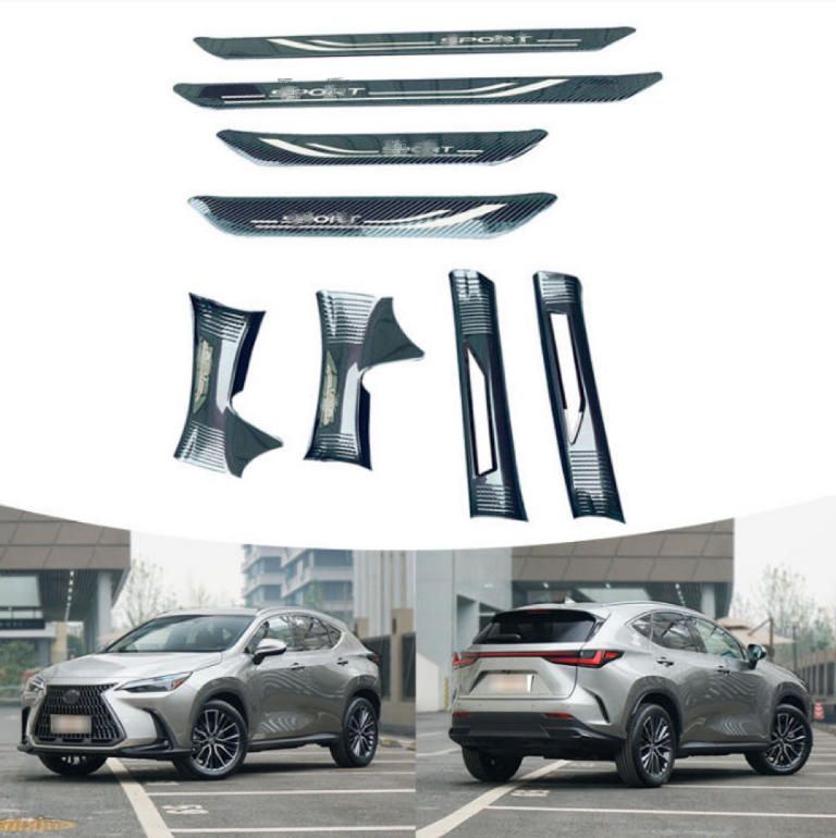 22種類のレクサスNX内外の敷居条保護板自動車 装飾光沢シート改造金具に適用する