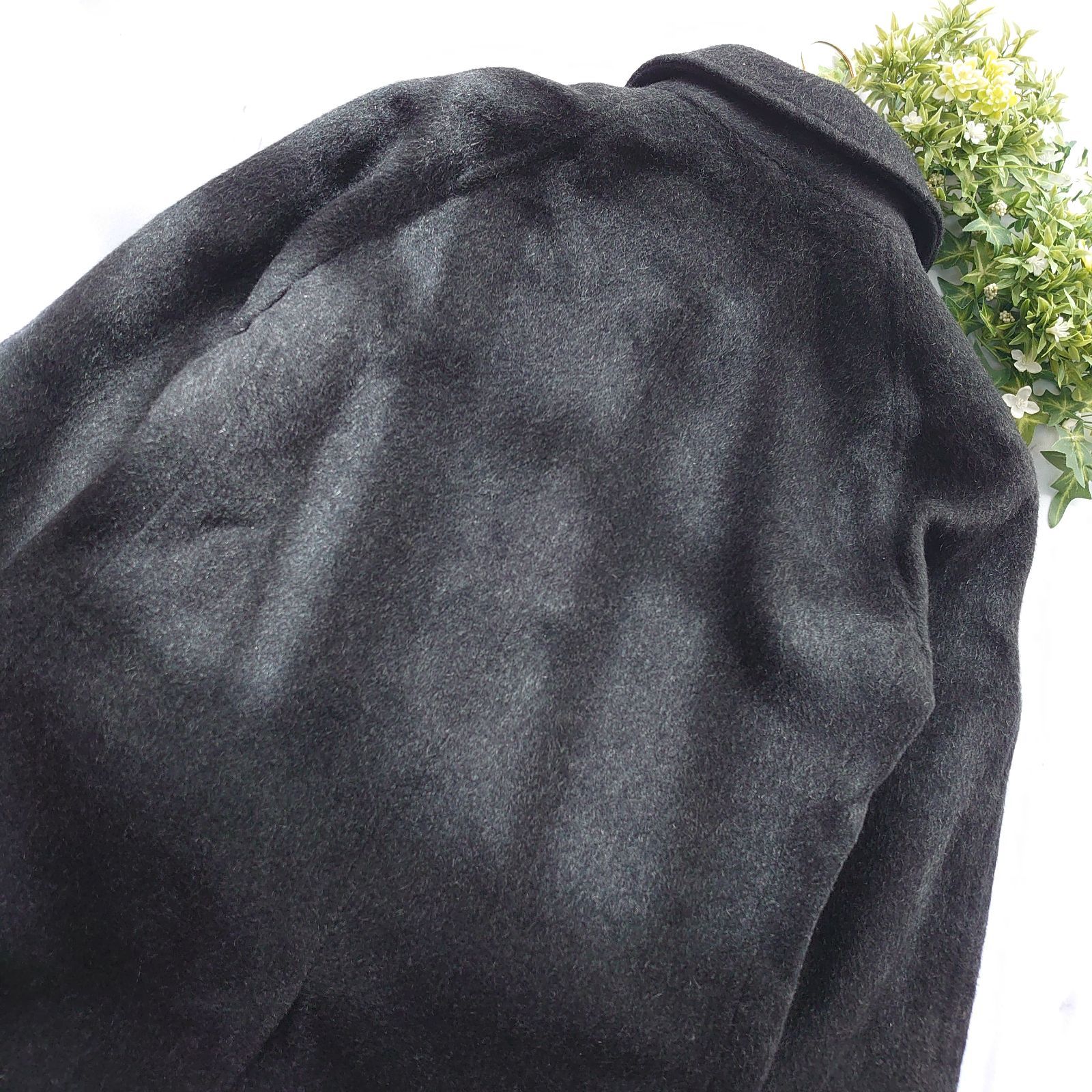 近年 定価約6万 ラウンジリザード ステンカラーコート ウール サイズ1