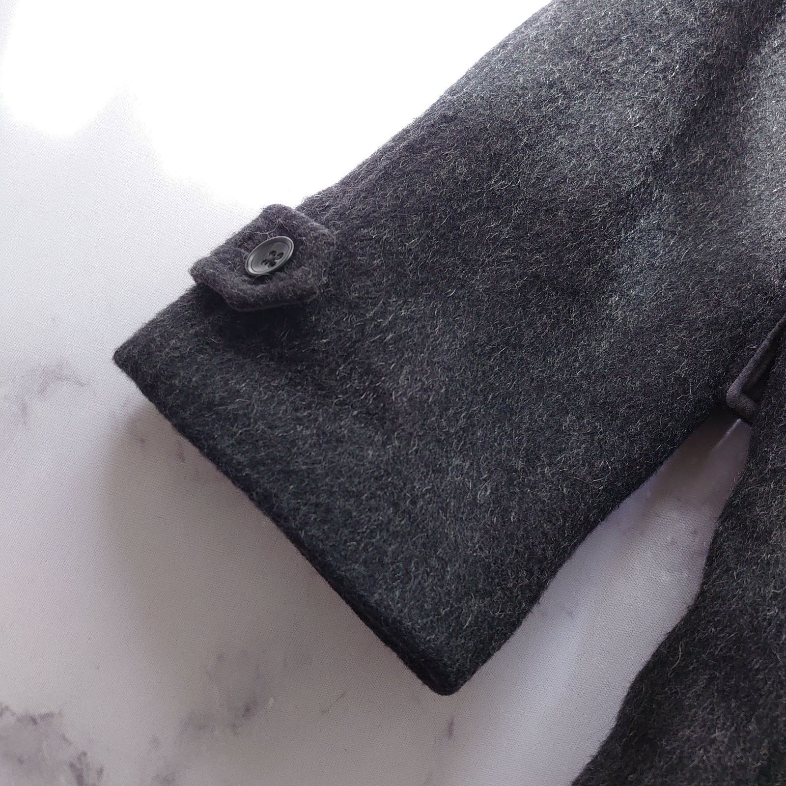 近年 定価約6万 ラウンジリザード ステンカラーコート ウール サイズ1