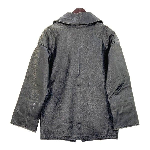 BATES ベイツ レザージャケット 革ジャン 60年代 ヴィンテージ フロントジップ アメカジ メンズ Sサイズ ブラック アウター DM17140