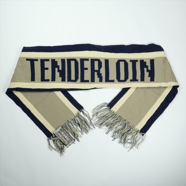 Size フリー テンダーロイン T-KNIT SCARF TDL ストール マフラー 紺 品-