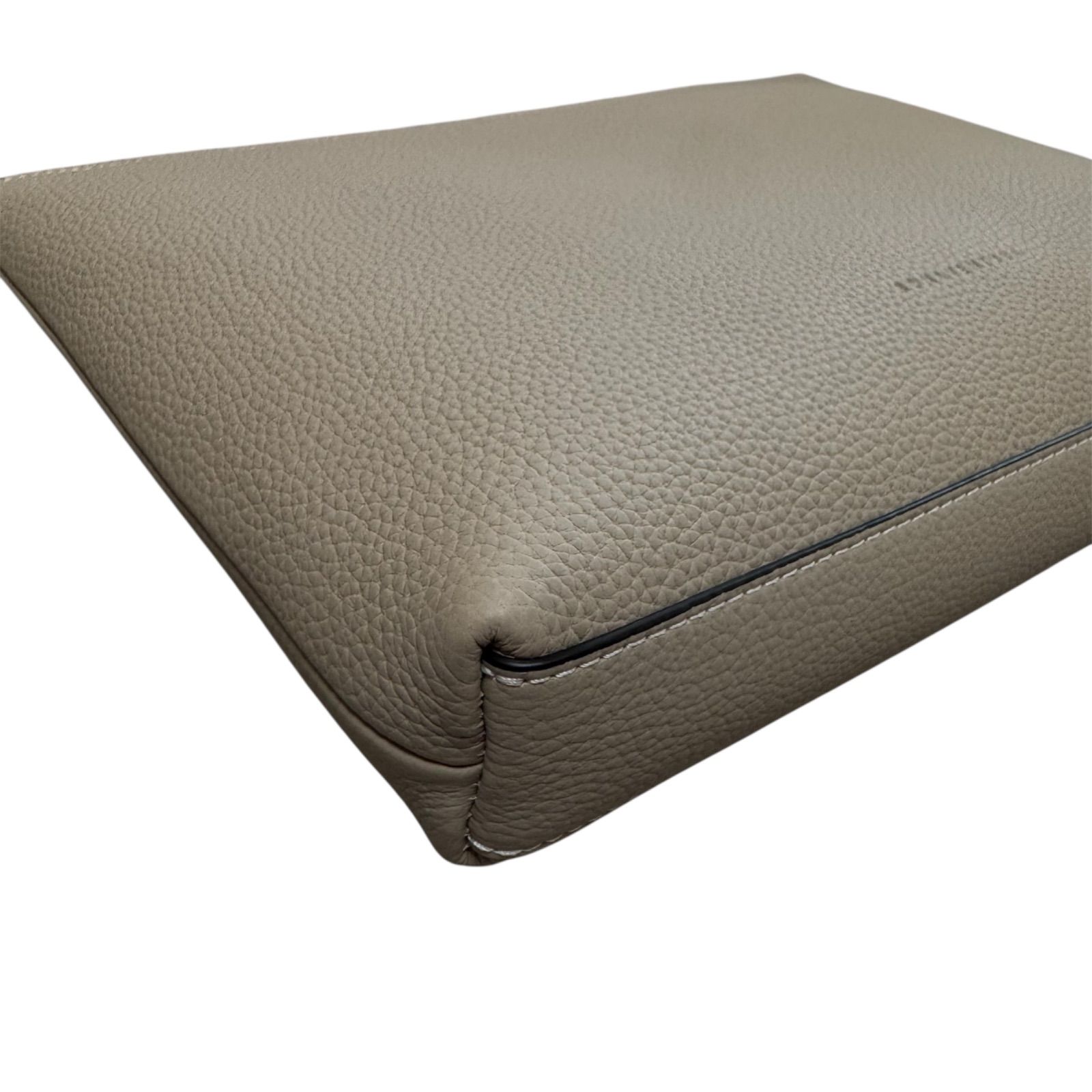 BONAVENTURA ボナベンチュラ クラッチバッグ スクエアポーチ ミディアム レディース レザー グレー