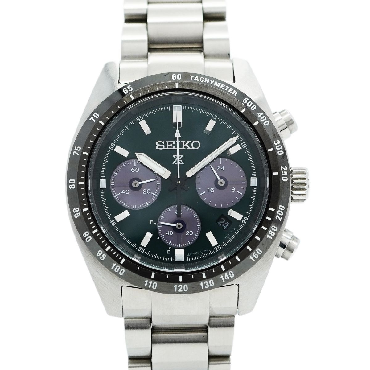 5wwm0329】セイコー プロスペック V192-0AF0/SBDL107 グリーン文字盤  