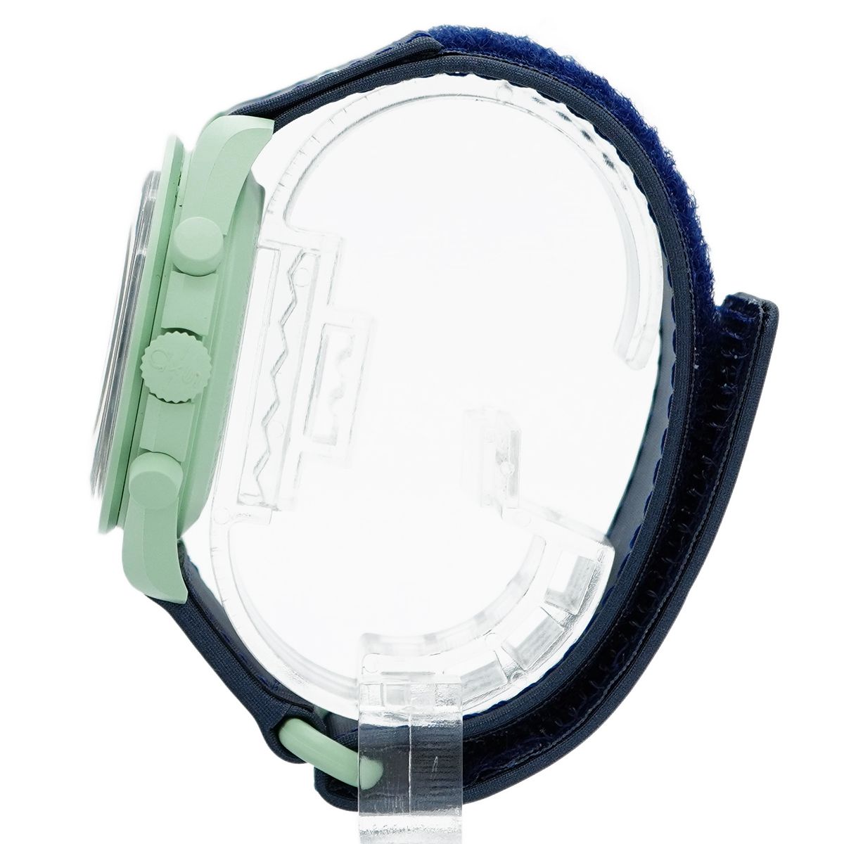 5wwm0332】スウォッチ×オメガ ミッションオンアース S033G100 ネイビー  