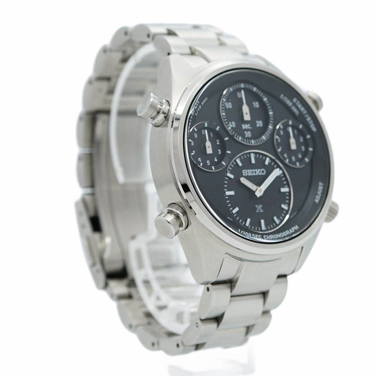 5wwm0349】セイコー プロスペック 8A50-00A0/SBER003 黒文字盤【中古  