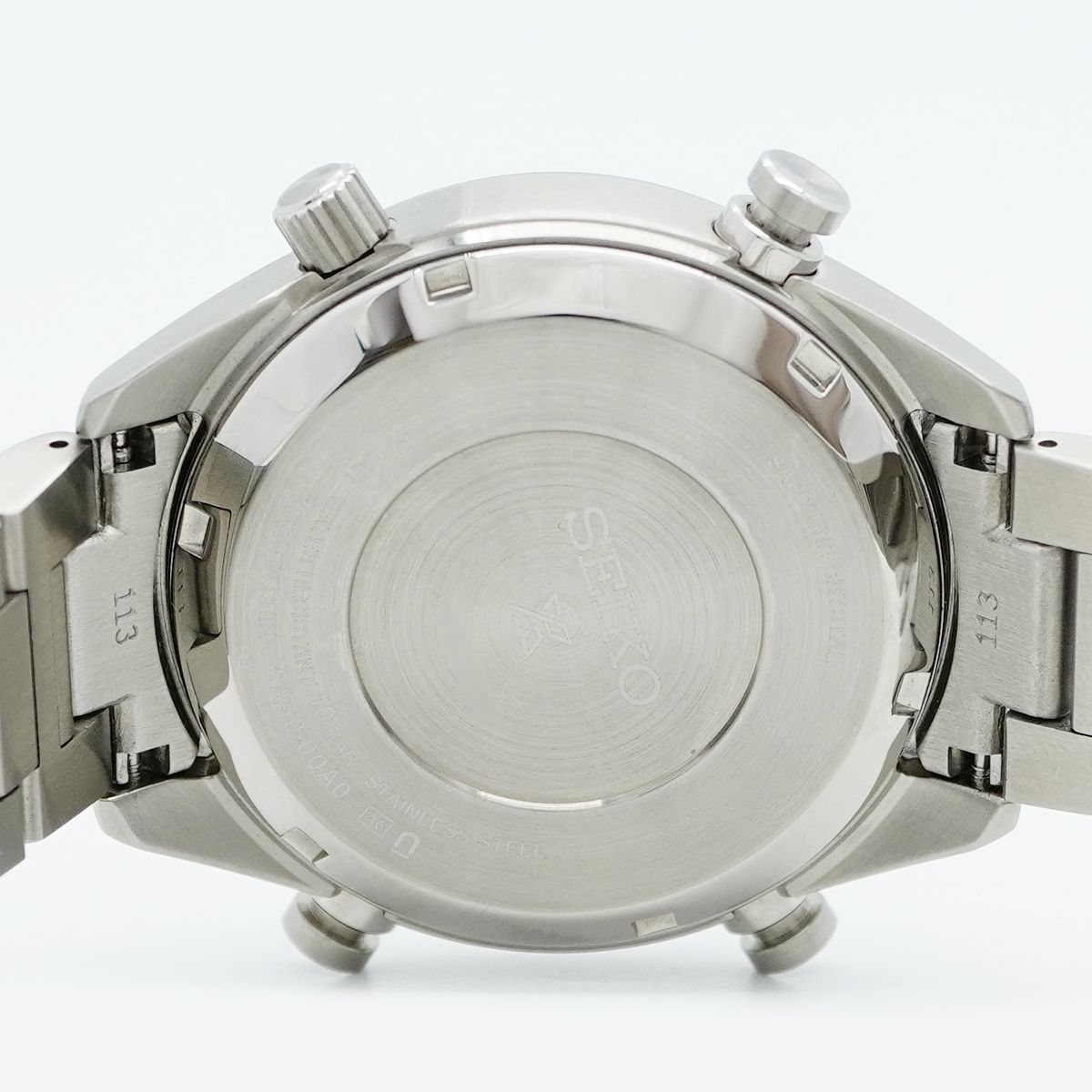 5wwm0349】セイコー プロスペック 8A50-00A0/SBER003 黒文字盤【中古  